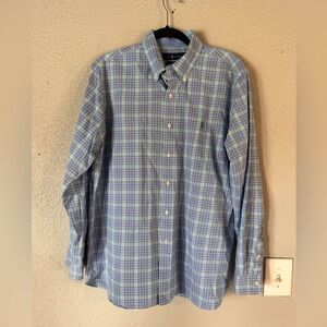 Ralph Lauren 100% cotton stretch button down size large